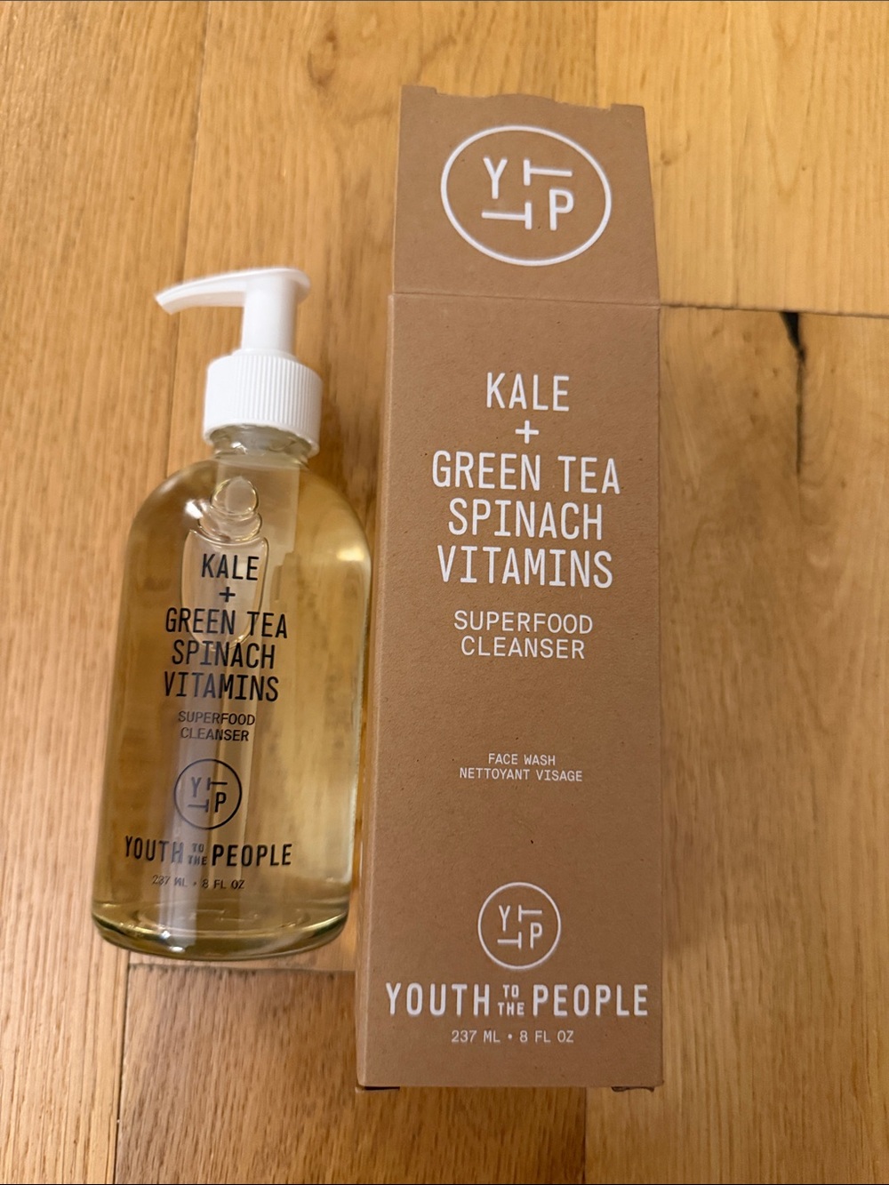 NEW Youth to the People Kale Green Tea Spinach Vitamin Superfood Cleanser 237 ml